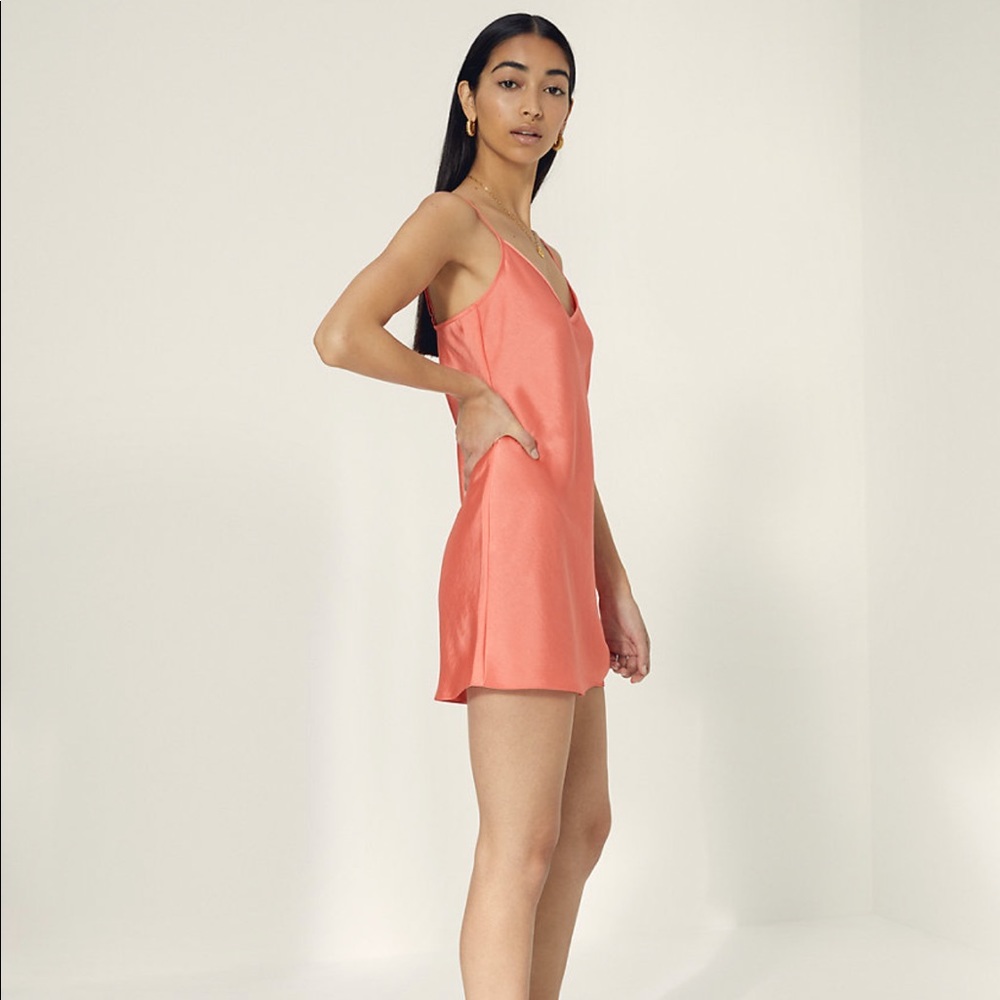 Aritzia mini slip dress